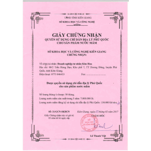 Công Ty TNHH MTV Nước Mắm Kim Hoa